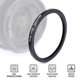 86mm to 82mm Step-Down Ring Filter adapter/86mm to 82mm Camera Filter Ring for 82mm UV, ND, CPL Filter,Step-Down Ring(86mm-82mm)