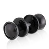 XFORT® Black Rim Mortice Knob Set, Plastic Rim Lock Knobs,