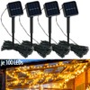 Lunartec Party Fairy Lights Solar: Set of 4 Solar Fairy