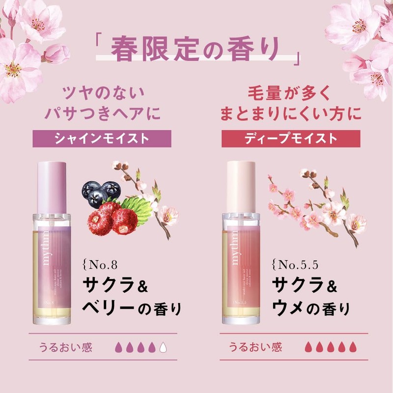 Mythm Mizumu | Multi-Use Hair Oil, Deep Moist, Styling, Men's,