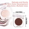 HHLTOH Dark Brown Single Matte Eyeshadow Makeup, Neutral Powde Eye
