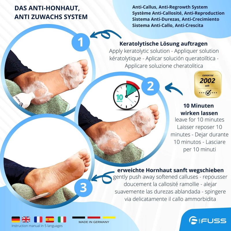 Mr. Fuss® Edition Excell Starter Kit 7-Piece Callus Remover System