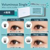 Ollio Single Glue-Free Partial False Eyelashes, 24 Bundles Set, Korean