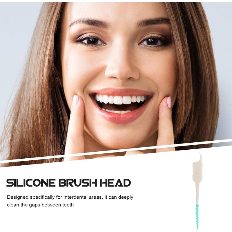 Cepillos interdentales de silicona suave AKOOSY 49SMIY3PZ02C422RS952B (300 piezas)