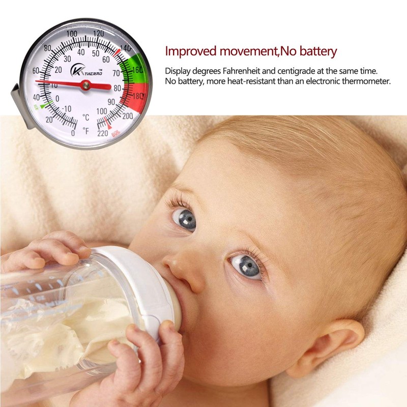KT THERMO Instand Read 2-Inch Dial Thermometer(2 Pack),Best for The