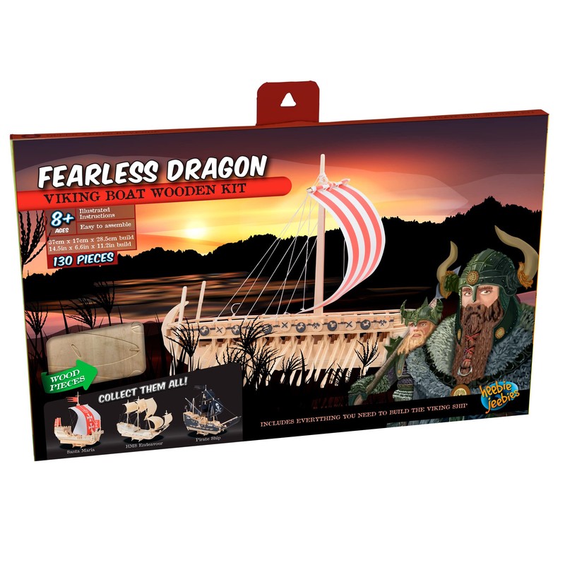 Heebie Jeebies Fearless Dragon Wood Ship