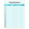 Patient Sign-in Label Forms Bilingual (English/Spanish), 8-1/2" x 11" Form,