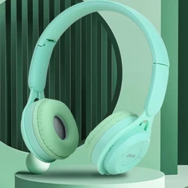 Atelierate Headband Bluetooth Headset Y08 Wireless Bluetooth Headset Portable Foldable Children Headset White