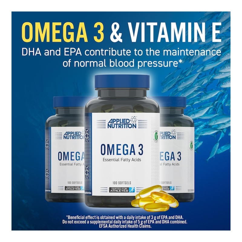 Applied Nutrition Omega 3 - 100 Softgels
