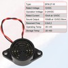 4PCS SFM-27-W Beep Tone Alarm Ringer, DC 3-24V 90dB Active