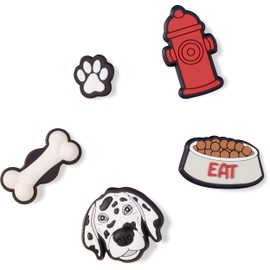 Crocs 5-Pack Animal Shoe Charms | Jibbitz, Let The Dogs Out, One Size