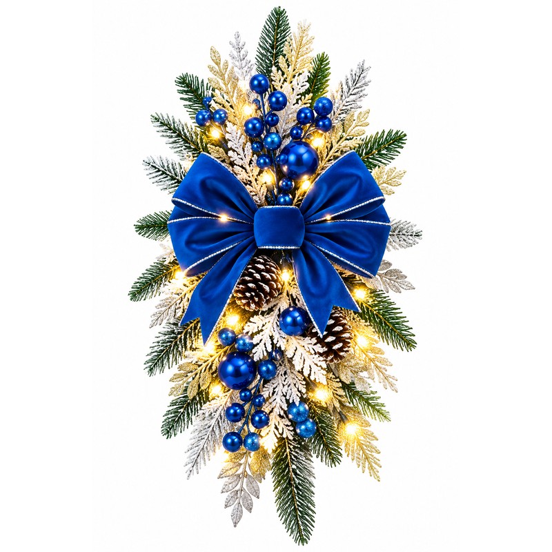 Christmas Wreath for Holiday Décor – Festive Greenery with Optional