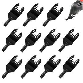 SVUPUE 10 Pcs Multi Tool Blades, 10mm Universal Oscillating Saw Blades, Oscillating Tool Blades, High Carbon Steel Oscillating Saw Blades, for Cutting Wood, Plastic etc