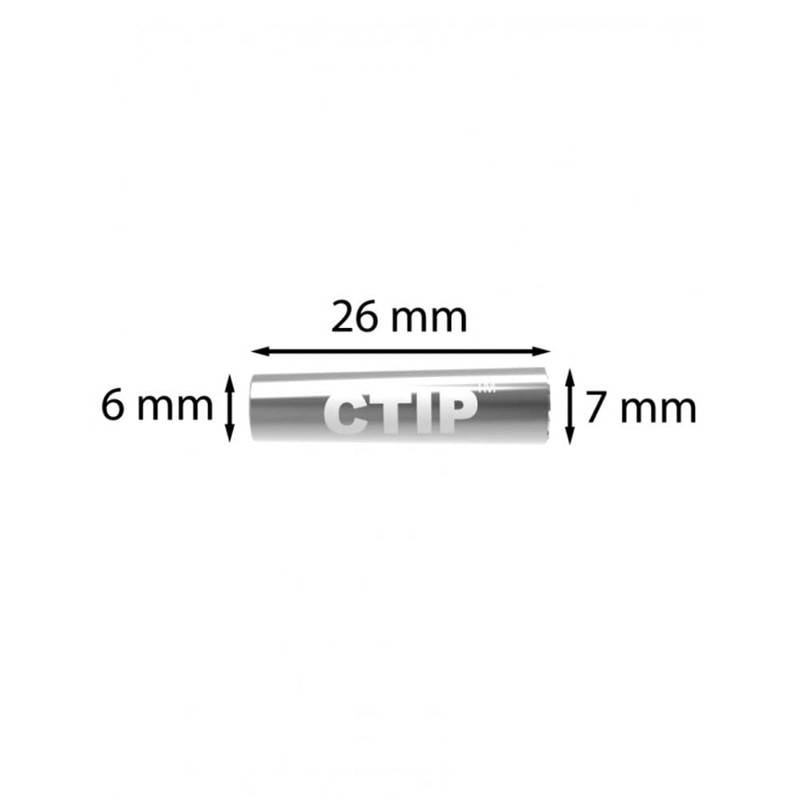 CTIP Activated Carbon Filter Diameter 6-7 mm Conical Aluminium Filter