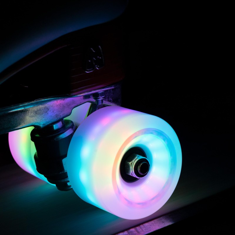 Moxi COSMO Glow Wheels, LED Light Up Outdoor Roller Skate