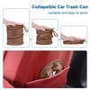Kincown Car Trash Can, 2 Packs Mini Collapsible Car Trash