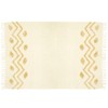 Sass & Belle Blanca Tufted Zigzag Throw