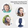 SIMOLIO Wired Headphones for School with Microphone, Stereo Kids Headphone