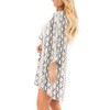 CASURESS Women's Cardigan-Sheer Kimono Loose Summer Floral Print Cover Ups