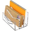 Beego Envelope and Mail Organizer Countertop - 3 Compartments Clear