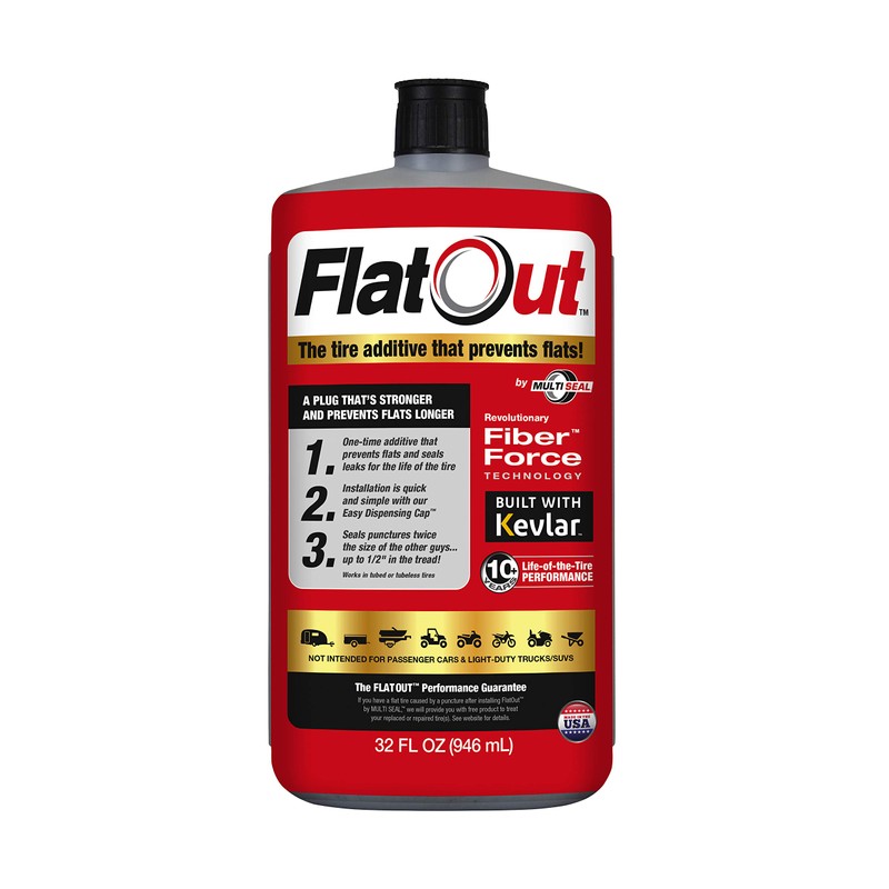 FlatOut 99906 Tire Sealant (Multi-Purpose Formula), Great for Boat Trailers,