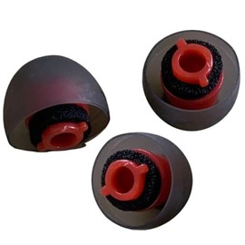 BLLQ in-Ear Tip Adapter Mount Ear Tips Compatible with Plantronics Voyager 5200 / Voyager Legend/Pro, Reducing Noise Earbuds Ear Tips, 3 Piece S/M/L, Silicone Gray [Silicone]