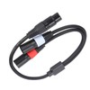 JORINDO 5‑Pin XLR Female to Double 3‑Pin XLR Male Cable