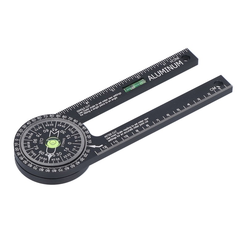 Miter Saw Protractor Metal Angle Measurement Finder Gauge Cutting Guide