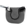 Andux Magnetic Button Putter Cover Golf Club Headwear Grey Square