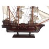 Hampton Nautical Wooden Blackbeard's Queen Anne's Revenge White Sails Pirate