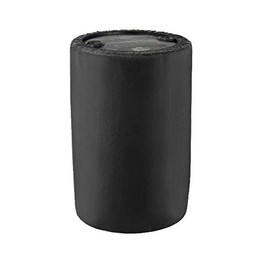 Fitted Kwik-Can Covers for 33 gal and 55 gal Drums - Bundle of 5 (Black, 55 Gallon)