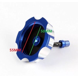 PCC BLUE CNC Aluminum 50mm - 55mm Fuel Gas Cap for Pit Bike ATV GC20