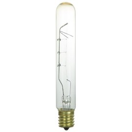 Sunlite 25T6.5/CL/N Incandescent 25-Watt, Intermediate Based, T6.5 Tublular Bulb, Clear