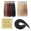 S-noilite Nano Ring Human Hair Extensions Pre Bonded Nano Bead