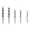 KEWAYO 5 Pcs Hexagonal Shaft Woodworking Drill Drill Drill Bit