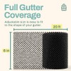 Home Intuition 2-Pack Leader and Gutter Guard from Leaves, Twigs,