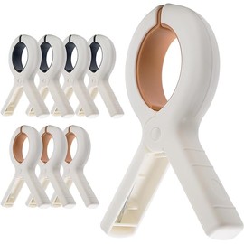 WEISPO Paquete de 8 Pinzas Fuerte para la Ropa, Pinzas para Toallas de Playa, Pinzas para Secar Edredones, Pinzas para Toallas, para La Ropa Resistentes AL Viento para Sillas de Playa, Edredones Etc