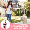 Portable Poo Bag Holder Dog Poop Bag Holder with Carabiner