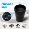 Car Ashtray, Windproof Smokeless Smellproof Self-Extinguishing Portable Mini Car Trash