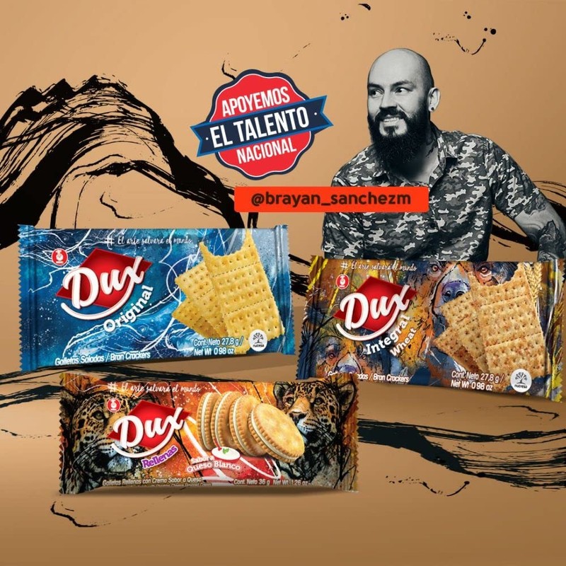 Dux Sandwich Crackers (18 pack) with chocolate cream flavor, snack