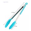 Naymon 3pz Pinzas Tenaza Utensilio Cocina Silicon Acero Inoxidable