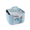 BLUE GINKGO Multipurpose Caddy Organizer - Stackable Plastic Caddy with