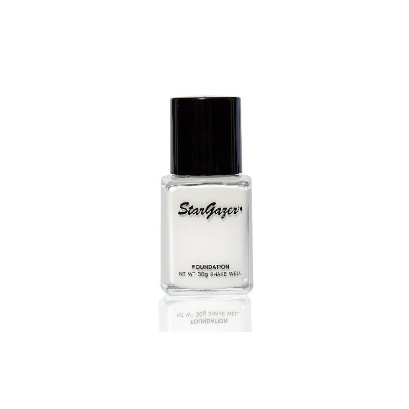 Star Gazer Liquid Foundation Makeup and Pressed Powder (White)
