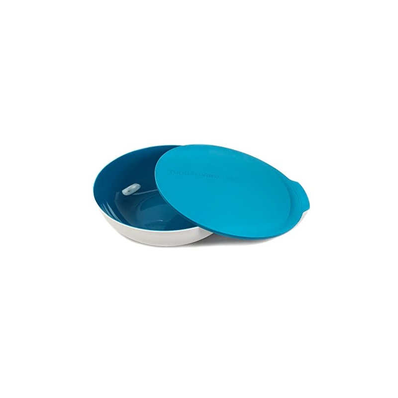 Tupperware Allegra 36349 Serving Bowl 3.5 L Light Blue White