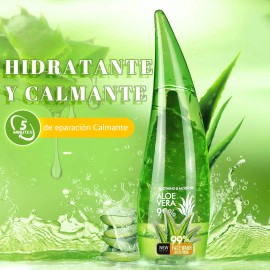 2pcs Gel Aloe Vera Anti-manchas Anti-acne Vitamina E Hidrata Normal