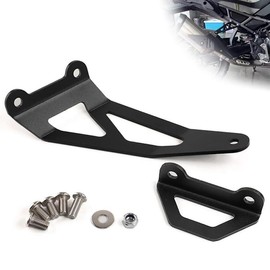 MOQIAOSEIKO Motorcycle Exhaust Hanger Bracket Compatible with CFMOTO 450MT MT 450 MT450 450 IBEX 2024 2025 Rear Footpeg Foot Rest Blanking Holder Support Guard