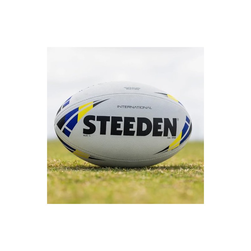 Steeden NRL Rugby League International Match Ball 2024 Size 5