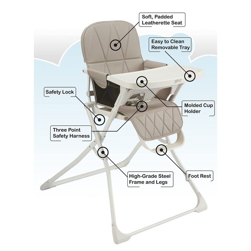 Primo PopUp Folding High Chair for Baby Age 6 to