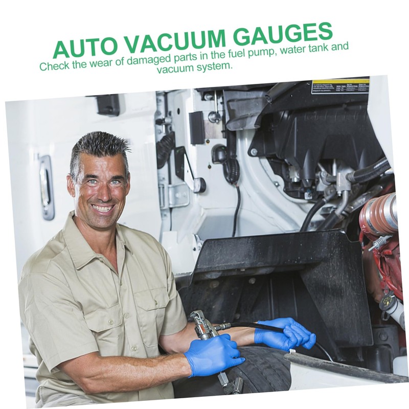 Gatuida Automotive Testing Instruments 1 Set Vacuum Testing Meter Auto