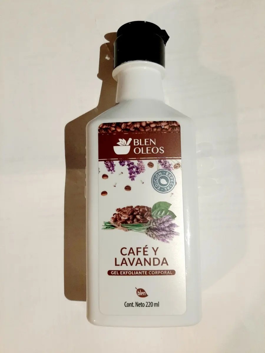 Blen Gel Exfoliante Corporal Café Y Lavanda Exclusivo 220 Ml